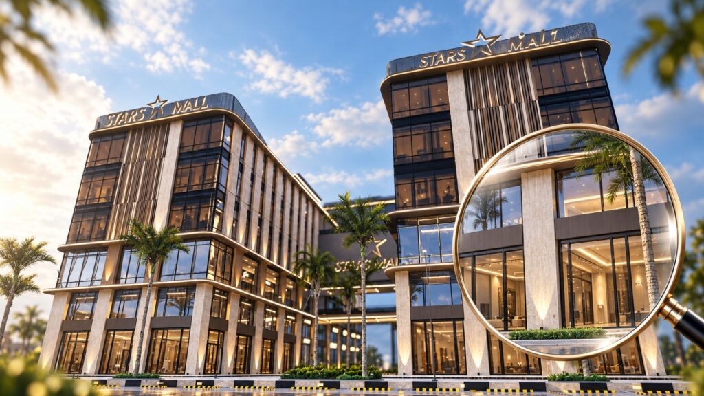 اختيار محل تجاري في العاشر من رمضان داخل Stars Mall